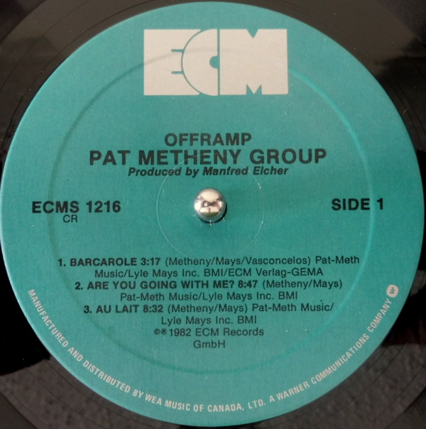Pat Metheny Group - Offramp (LP, Album) (Near Mint (NM or M-)) - Image 3