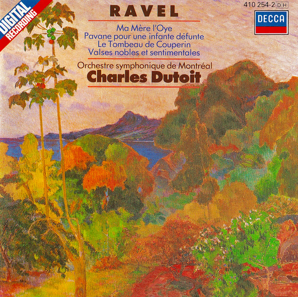 Ravel*, Orchestre Symphonique De Montréal, Charles Dutoit - Ma Mère L'Oye - Pavane Pour Une Infante Défunte - Le Tombeau De Couperin - Valses Nobles Et Sentimentales (CD) (Near Mint (NM or M-))