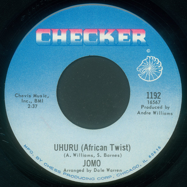Jomo (4) - Uhuru (African Twist) (7") (Very Good Plus (VG+))