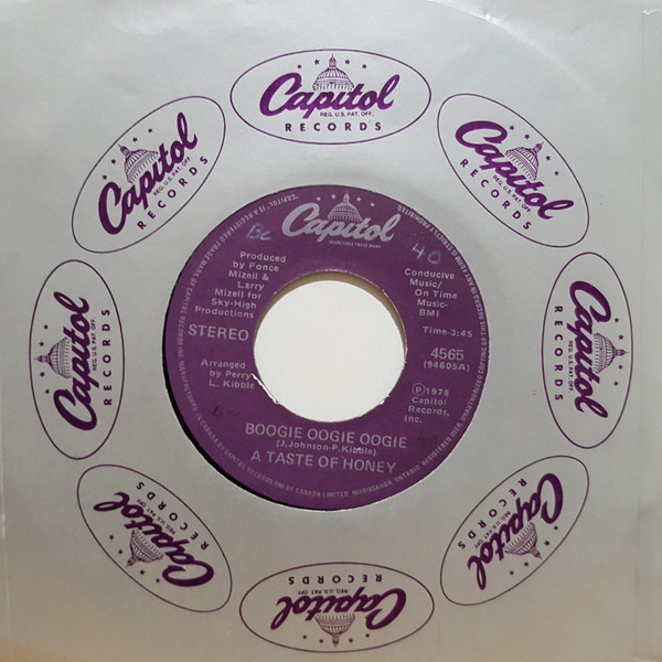 A Taste Of Honey - Boogie Oogie Oogie (7", Single) (Very Good (VG)) - Image 3