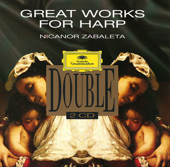 Nicanor Zabaleta - Great Works For Harp (2xCD, Comp, RE) (Near Mint (NM or M-))