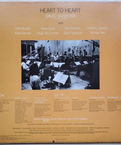 Alternative view of David Sanborn - Heart To Heart (LP, Album) (Near Mint (NM or M-))