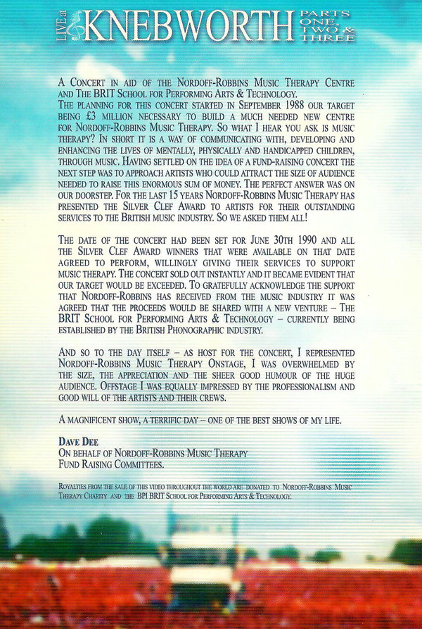 Various - Live At Knebworth - Parts One, Two & Three (2xDVD-V, Multichannel, NTSC) (Mint (M)) - Image 3