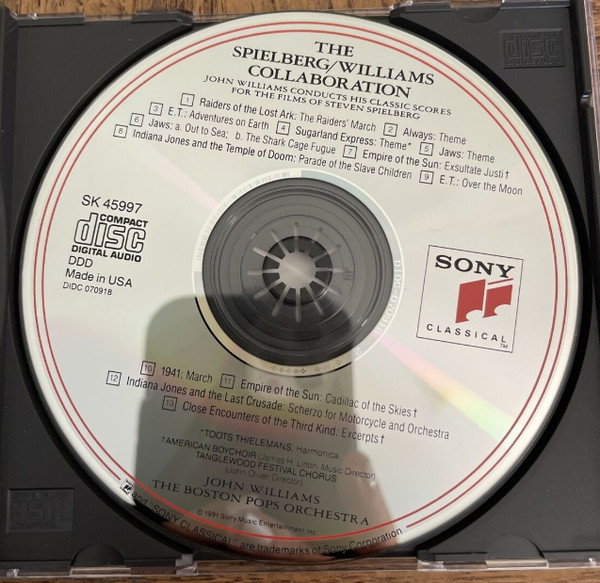 John Williams (4) - The Boston Pops Orchestra* - The Spielberg / Williams Collaboration - John Williams Conducts His Classic Scores For The Films Of Steven Spielberg (CD, Album) (Near Mint (NM or M-)) - Image 3