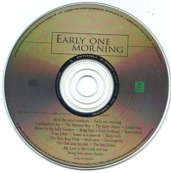 The Choir Of New College, Oxford*, Edward Higginbottom - Early One Morning (CD) (Near Mint (NM or M-)) - Image 3