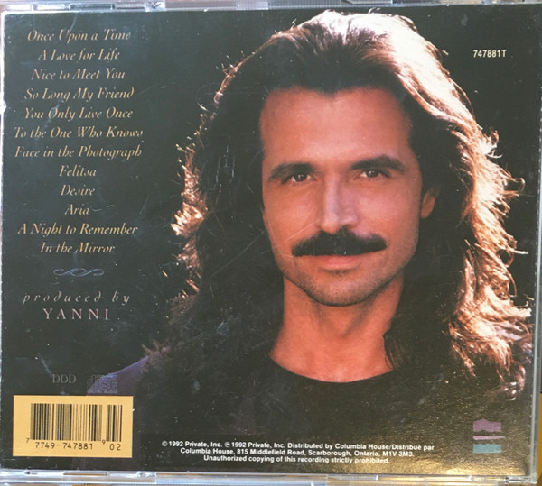 Yanni (2) - Dare To Dream (CD, Album, Club) (Near Mint (NM or M-)) - Image 2