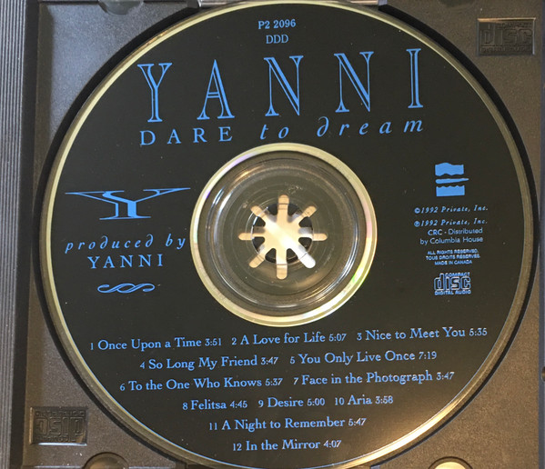 Yanni (2) - Dare To Dream (CD, Album, Club) (Near Mint (NM or M-)) - Image 3