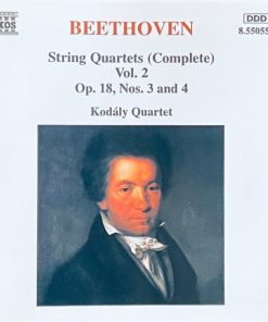 Beethoven*, Kodály Quartet - String Quartets (Complete) Vol. 2 Op. 18, Nos. 3 And 4 (CD, Album) (Near Mint (NM or M-))