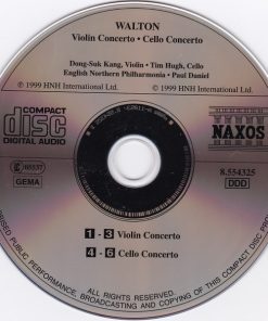 Walton* : Dong-Suk Kang, Tim Hugh, English Northern Philharmonia, Paul Daniel - Violin Concerto • Cello Concerto (CD, Album) (Mint (M)) - Image 3
