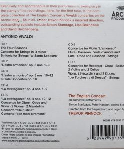 Alternative view of Vivaldi*, The English Concert, Trevor Pinnock - Stravaganza: 55 Concertos (7xCD, Comp + Box, Hin) (Near Mint (NM or M-))