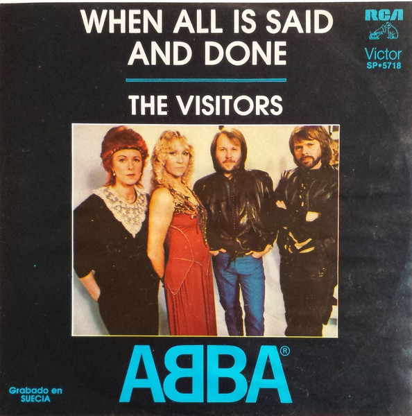 ABBA - When All Is Said And Done (7", Single) (Very Good Plus (VG+))