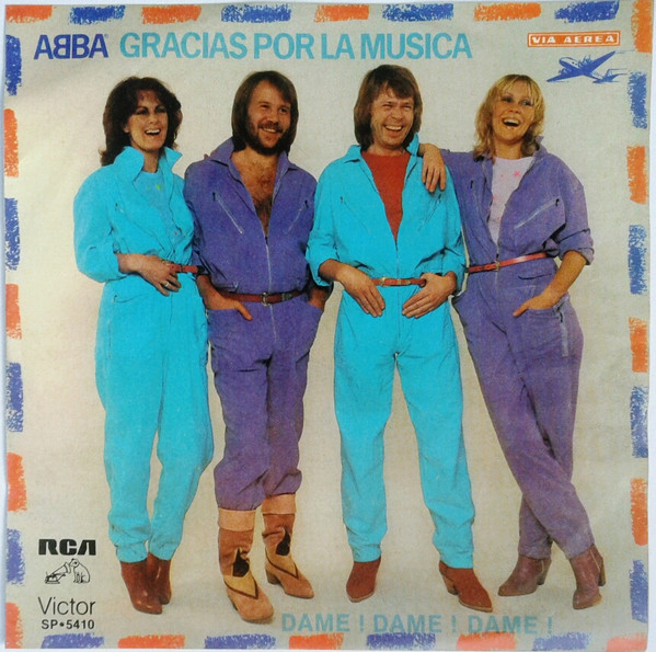 ABBA - Gracias Por La Musica (7", Single) (Very Good Plus (VG+))