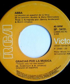 ABBA - Gracias Por La Musica (7", Single) (Very Good Plus (VG+)) - Image 3