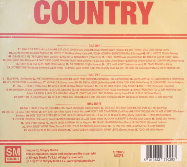 Various - Original Country (3xCD, Comp) (Mint (M)) - Image 2