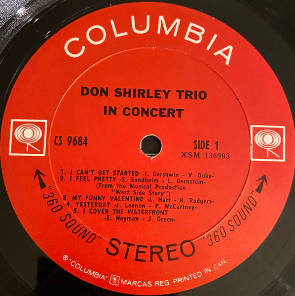 Don Shirley Trio - In Concert (LP) (Very Good Plus (VG+)) - Image 3