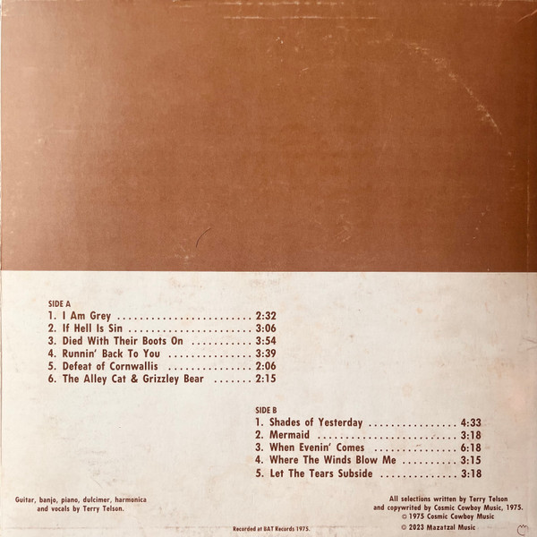 Terry Telson - While In Exile (LP, Ltd, RE, RM) (Mint (M)) - Image 2