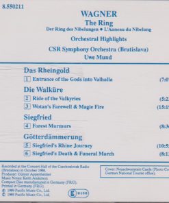 Alternative view of Wagner*, Uwe Mund, CSR Symphony Orchestra (Bratislava)* - The Ring (Orchestral Hightlights) (CD, Album) (Near Mint (NM or M-))