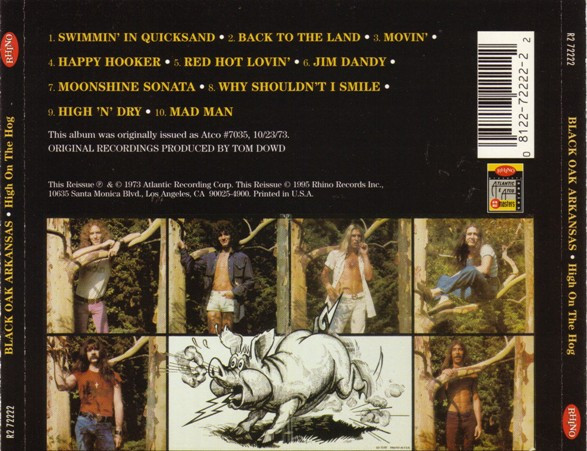 Black Oak Arkansas - High On The Hog (CD, Album, RE, RM) (Near Mint (NM or M-)) - Image 5