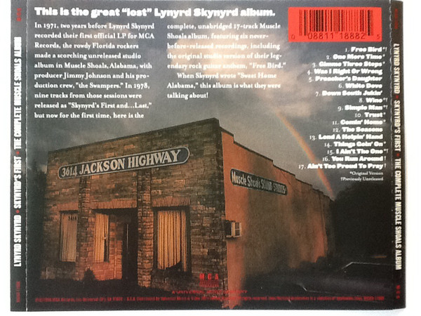Lynyrd Skynyrd - Skynyrd's First ● The Complete Muscle Shoals Album (CD, Album) (Mint (M)) - Image 2
