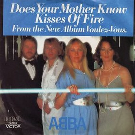 ABBA - Does Your Mother Know / Kisses Of Fire (7", Single) (Very Good Plus (VG+))