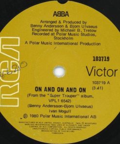 ABBA - On And On And On / The Piper (7", Single) (Very Good Plus (VG+)) - Image 3