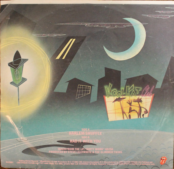 The Rolling Stones - Harlem Shuffle (7", Single) (Very Good Plus (VG+)) - Image 2