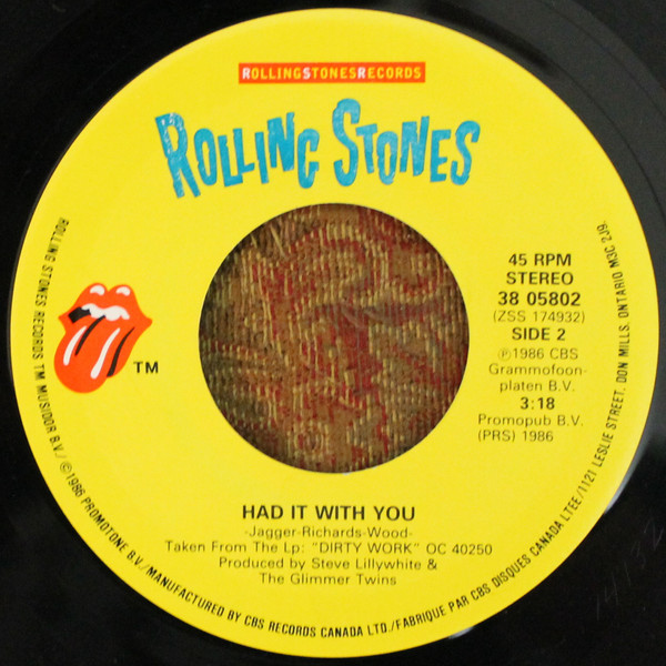 The Rolling Stones - Harlem Shuffle (7", Single) (Very Good Plus (VG+)) - Image 4