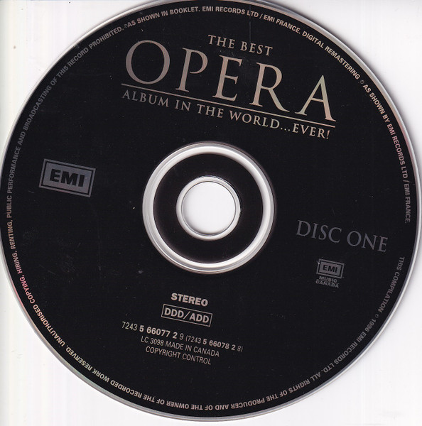 Various - The Best Opera Album In The World ... Ever! (2xCD, Comp) (Near Mint (NM or M-)) - Image 5