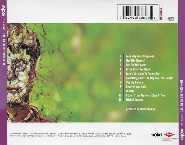 Elton John - The Big Picture (CD, Album) (Mint (M)) - Image 4