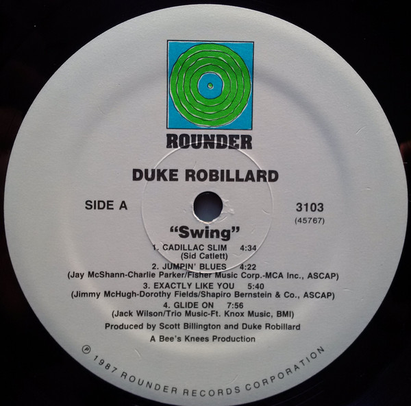 Duke Robillard - Swing (LP, Album) (Near Mint (NM or M-)) - Image 3