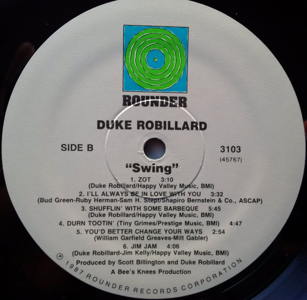 Duke Robillard - Swing (LP, Album) (Near Mint (NM or M-)) - Image 4