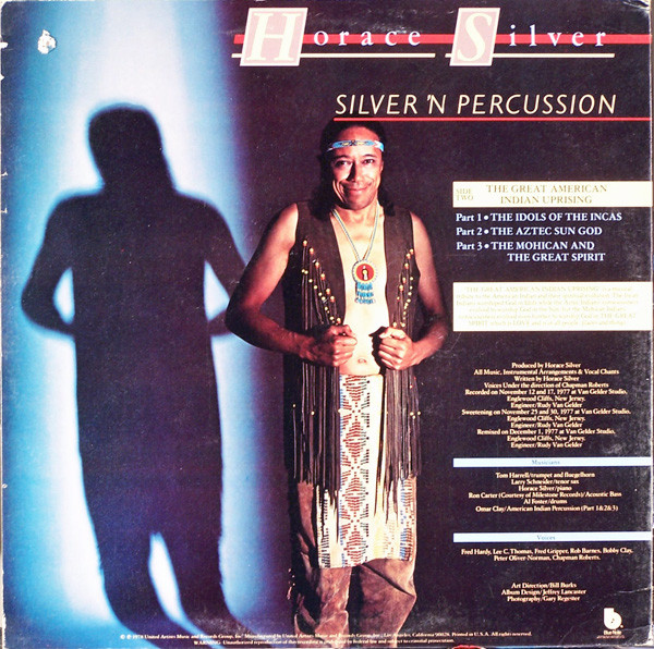 Horace Silver - Silver 'N Percussion (LP, Album) (Very Good Plus (VG+)) - Image 2