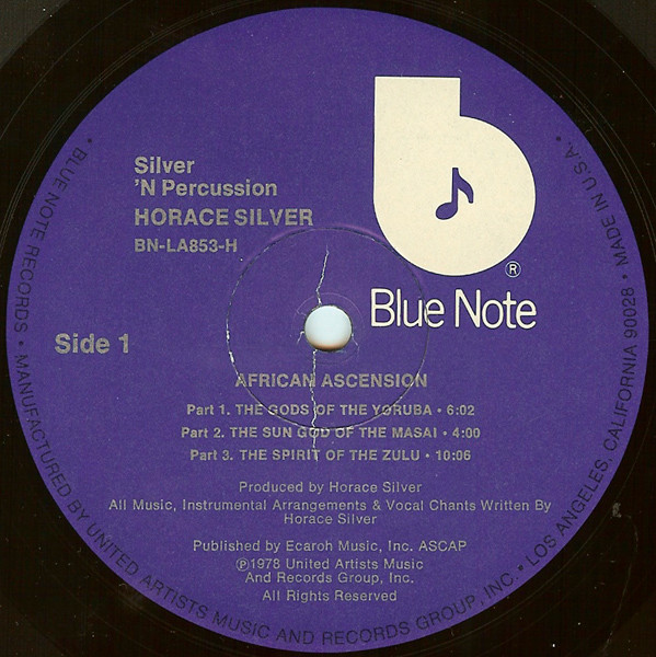Horace Silver - Silver 'N Percussion (LP, Album) (Very Good Plus (VG+)) - Image 3