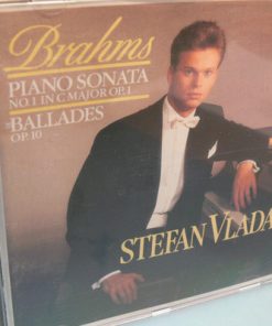 Brahms* - Stefan Vladar - Piano Sonata No. 1 in C Major, Op. 1 / Four Ballades, Op.10 (CD, Album) (Near Mint (NM or M-))