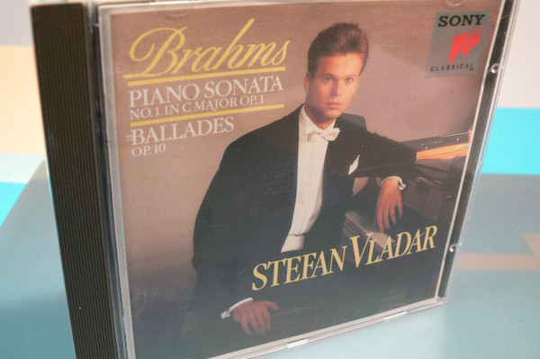 Brahms* - Stefan Vladar - Piano Sonata No. 1 in C Major, Op. 1 / Four Ballades, Op.10 (CD, Album) (Near Mint (NM or M-))