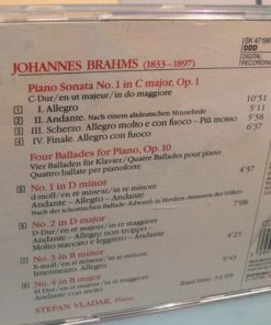 Alternative view of Brahms* - Stefan Vladar - Piano Sonata No. 1 in C Major, Op. 1 / Four Ballades, Op.10 (CD, Album) (Near Mint (NM or M-))