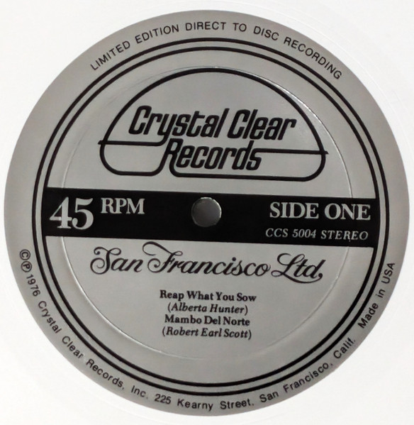 San Francisco Ltd. - San Francisco Ltd. (LP, Album, Ltd, Whi) (Very Good Plus (VG+)) - Image 3
