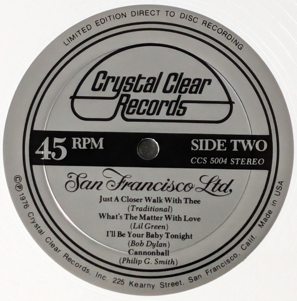 San Francisco Ltd. - San Francisco Ltd. (LP, Album, Ltd, Whi) (Very Good Plus (VG+)) - Image 4