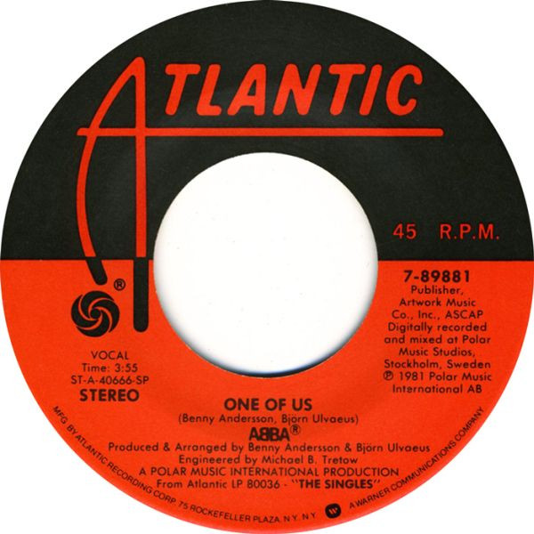 ABBA - One Of Us (7", Single) (Near Mint (NM or M-)) - Image 3