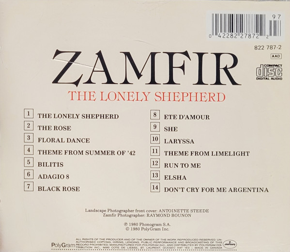 Zamfir* - The Lonely Shepherd (CD, Album, RE) (Near Mint (NM or M-)) - Image 2