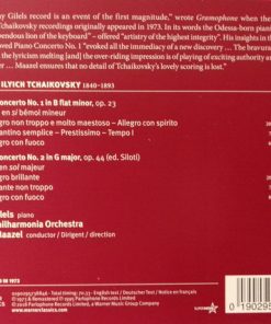 Alternative view of Tchaikovsky*, Emil Gilels, New Philharmonia Orchestra, Lorin Maazel - Piano Concertos No. 1 In B Flat Minor - No. 2 In G (CD) (Near Mint (NM or M-))