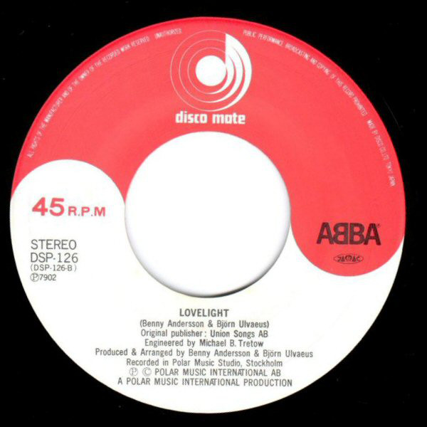ABBA - Chiquitita c/w Lovelight (7", Single) (Very Good Plus (VG+)) - Image 4