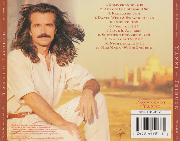 Yanni (2) - Tribute (CD, Album) (Near Mint (NM or M-)) - Image 2