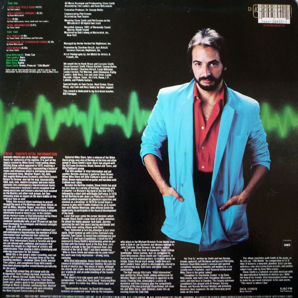 Steve Smith (5), Vital Information - Vital Information (LP, Album) (Very Good Plus (VG+)) - Image 2
