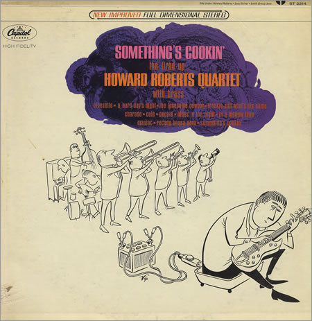 The Howard Roberts Quartet - Something's Cookin' (LP, Album) (Very Good Plus (VG+))