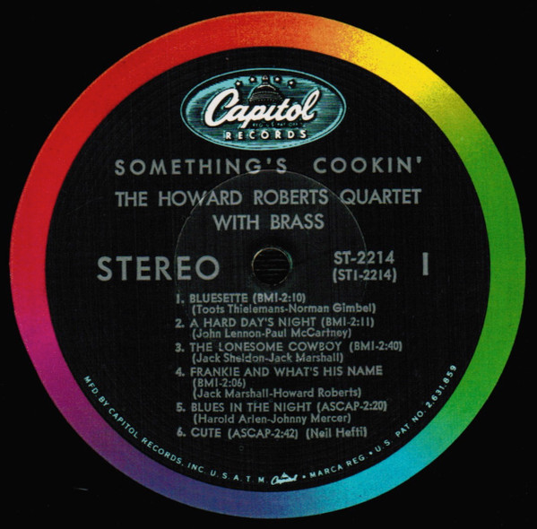 The Howard Roberts Quartet - Something's Cookin' (LP, Album) (Very Good Plus (VG+)) - Image 5