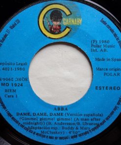 ABBA - Dame! Dame! Dame! = Gimme! Gimme! Gimme! (Cantado En Español) (7", Single) (Very Good Plus (VG+)) - Image 4