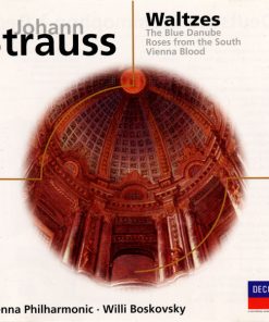 Johann Strauss* - Vienna Philharmonic*, Willi Boskovsky - Waltzes: The Blue Danube - Roses From The South - Vienna Blood (CD, Comp) (Near Mint (NM or M-))