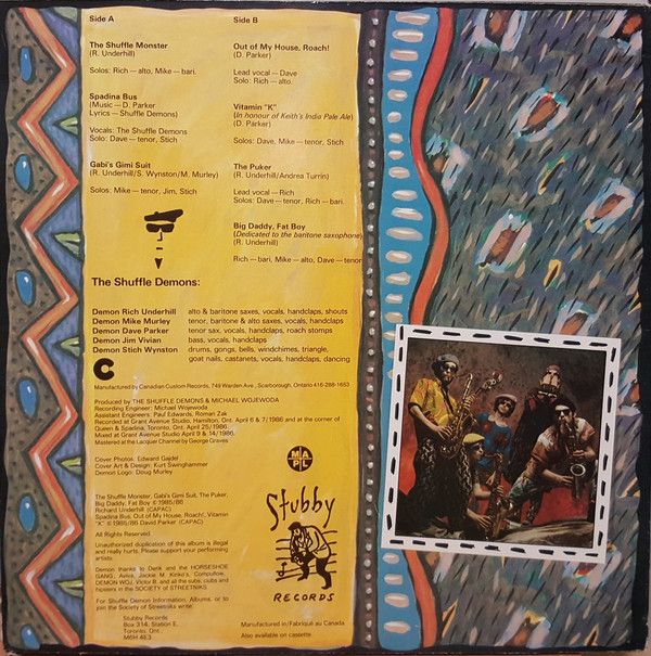 The Shuffle Demons - Streetniks (LP, Album) (Very Good Plus (VG+)) - Image 2