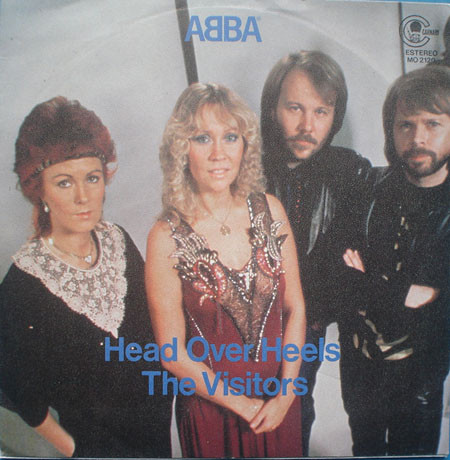 ABBA - Head Over Heels / The Visitors (7", Single) (Very Good (VG))